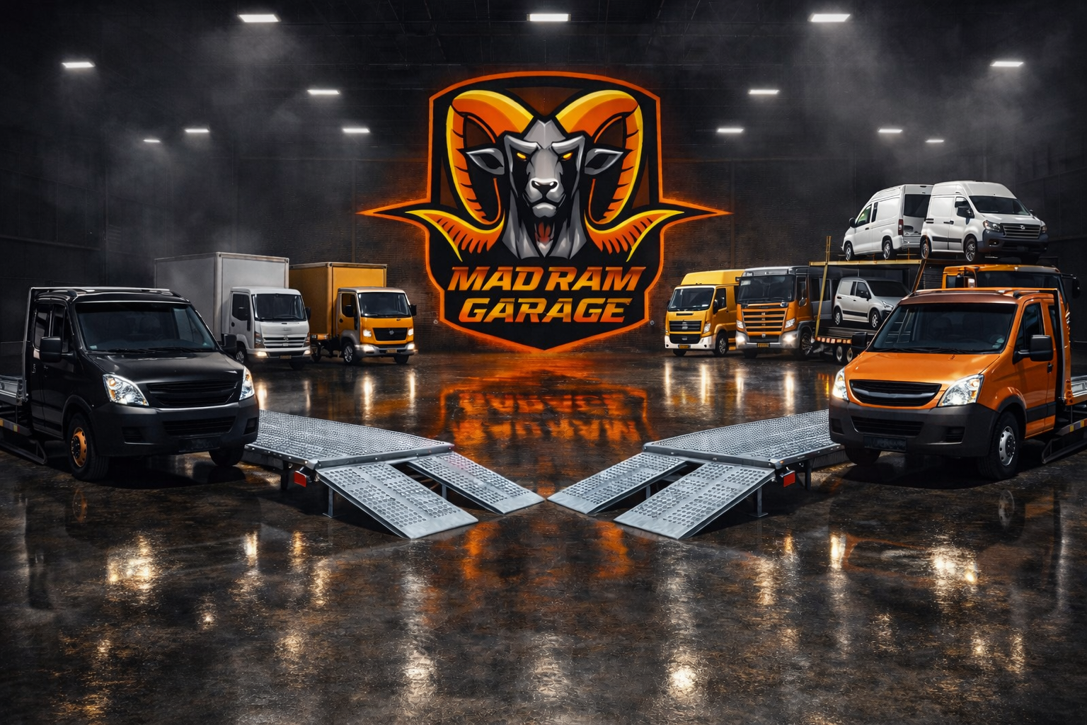 MAD RAM GARAGE Hero